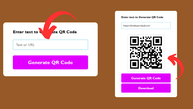 Qr Code Generater Using HTML CSS And JavaScript With Source Code   Qrcanva 